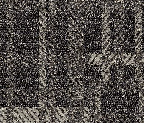 Ковровая плитка Interface World Woven Scottish Sett 8151004 Plaid Black