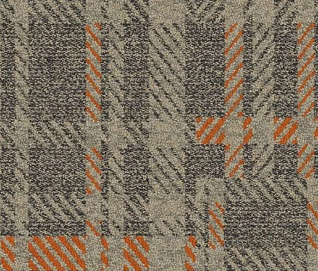 Ковровая плитка Interface World Woven Scottish Sett 8151006 Plaid Natural