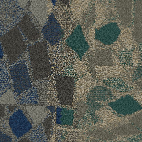 Ковровая плитка Interface Collection Human Connections Stone Course 8343002 Teal