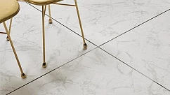 Виниловая плитка 63451fl1 63451fl5 White Marble 100x100 Cm