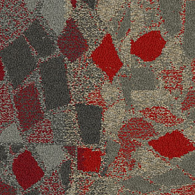 Ковровая плитка Interface Collection Human Connections Stone Course 8343006 Red
