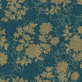  Forbo Flotex Vision Floral 650009 Silhouette Neptune