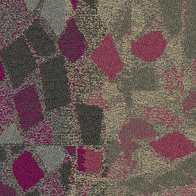 Ковровая плитка Interface Collection Human Connections Stone Course 8343007 Pink